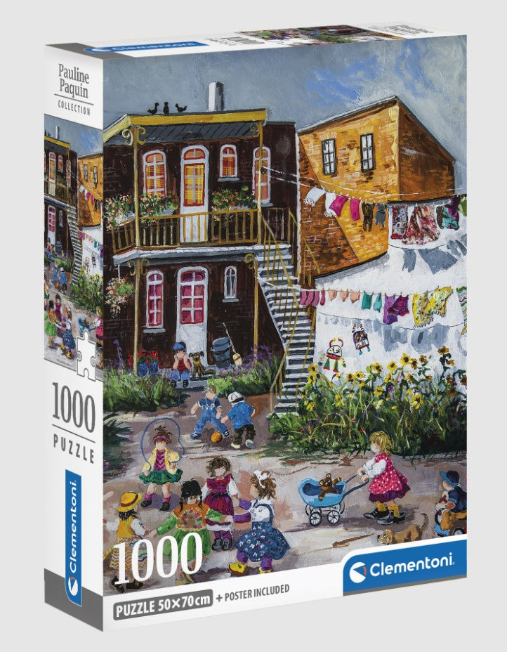 CLEMENTONI CASSE-TÊTE 1000 PIÈCES - LA FÊTE DE QUARTIER #83018