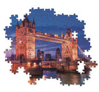 CLEMENTONI CASSE-TÊTE 1000 PIÈCES - LE PONT DE LA TOUR DE BRIDGE À LONDRES (ANGLETERRE)