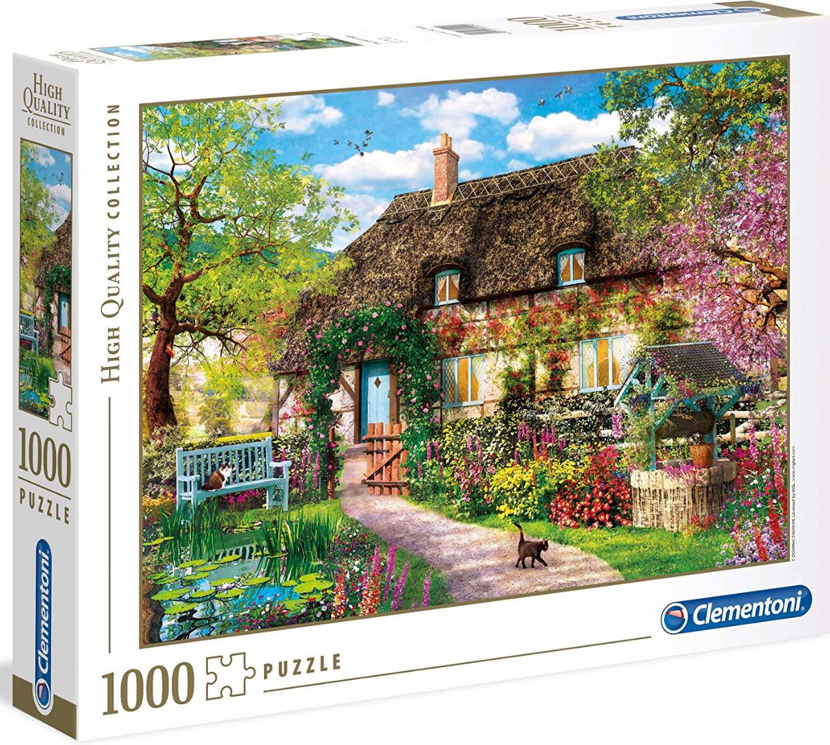 CLEMENTONI JIGSAW PUZZLE 1000 PIECES - THE OLD CHALET #395200