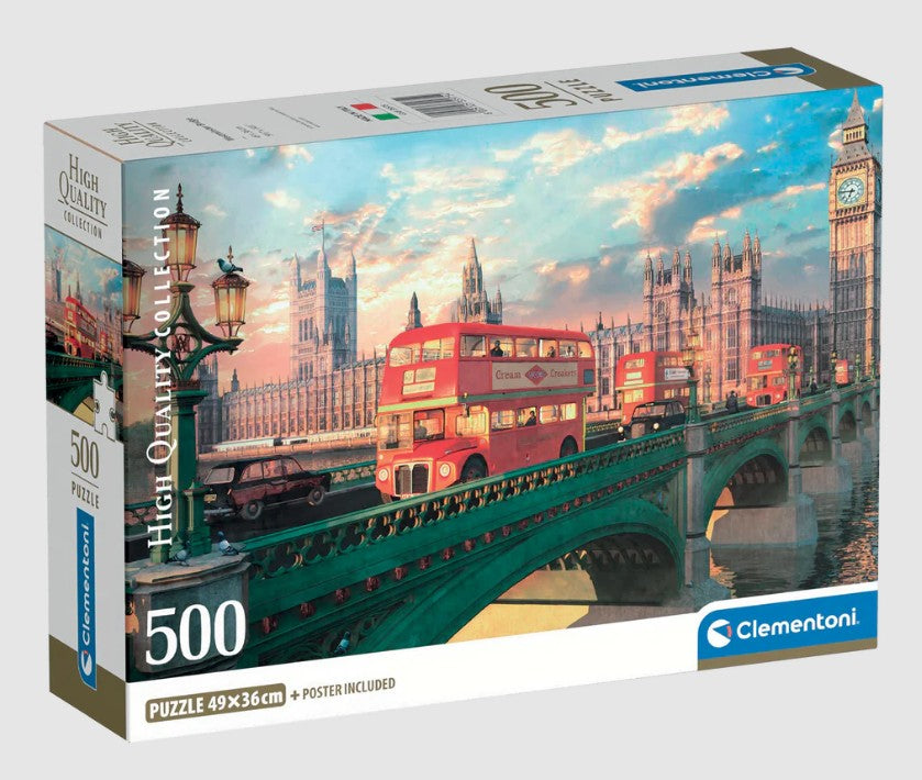 CLEMENTONI CASSE-TÊTE 500 PIÈCES - PONT DE WESTMINSTER #35575
