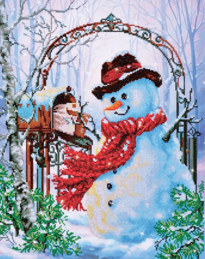 DIAMOND DOTZ BONHOMME DE NEIGE - DIAMOND PAINTING - PEINTURE À DIAMOND