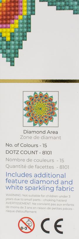 DIAMOND DOTZ - MANDALA PAON - DIAMOND PAINTING - PEINTURE À DIAMOND