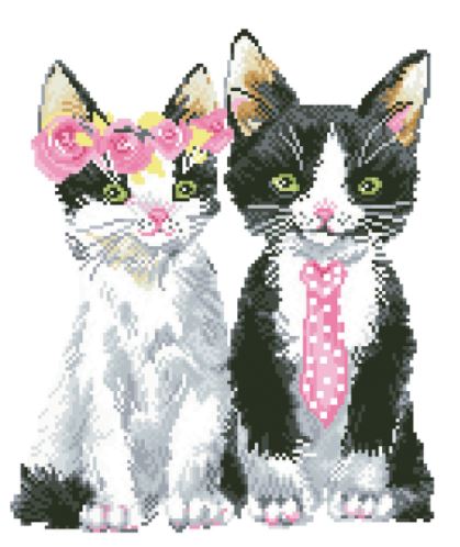 DIAMOND DOTZ - MR & MRS PINK (CHATS)