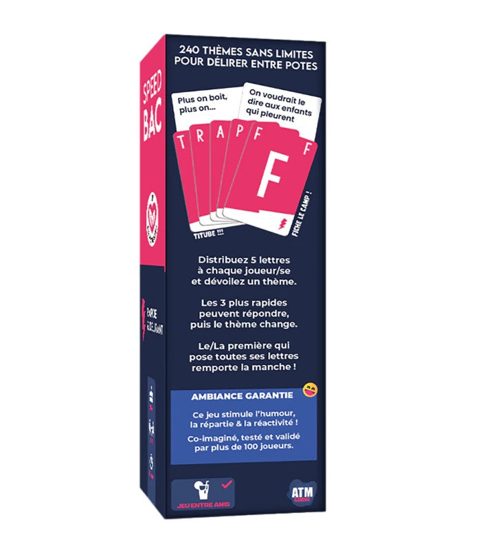 JEU SPEED BAC - LE CARNAGE