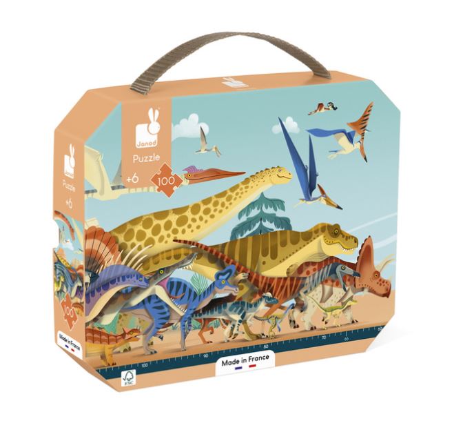 JANOD CASSE-TÊTE 100 PIÈCES - PANORAMIQUE DINO #J05831