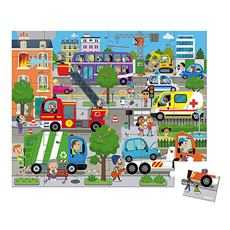 JANOD JIGSAW PUZZLE 36 PIECES - CITY #J02659