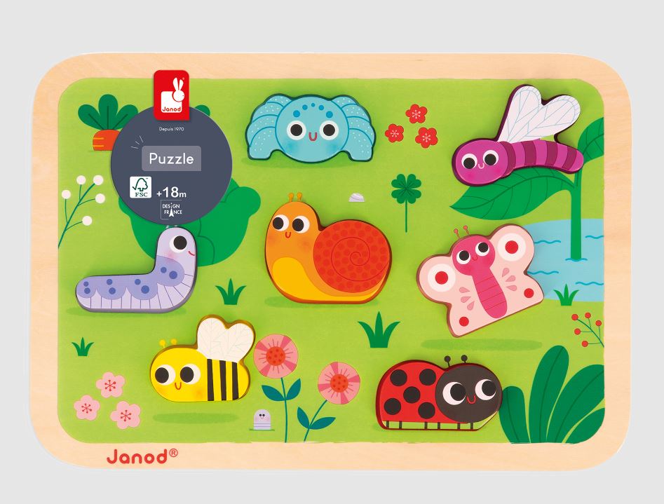 JANOD CASSE-TÊTE 7 PIÈCES CHUNKY - LE JARDIN #J07120