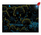 JANOD CASSE-TÊTE MAGIQUE 24 PIÈCES - LA FORÊT + MINI LAMPE