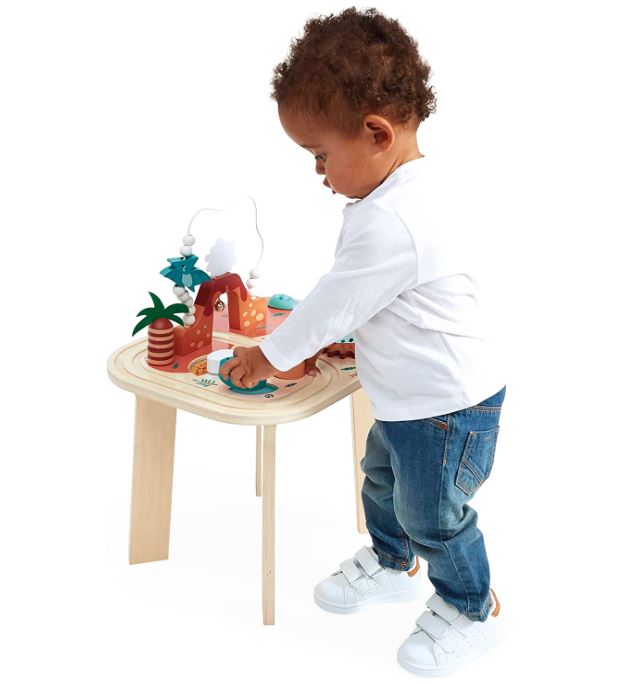JANOD - TABLE D'ACTIVITES EN BOIS DINO
