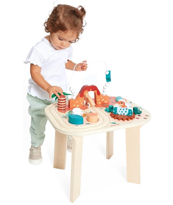JANOD - TABLE D'ACTIVITES EN BOIS DINO