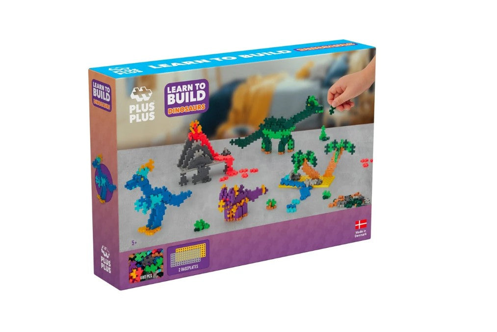 BLOCS PLUS-PLUS - APPRENDRE À BÂTIR - DINOSAURES