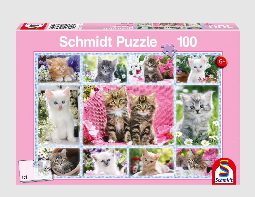 SCHMIDT CASSE-TÊTE 100 PIÈCES - CHATONS #56135