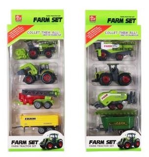 ENSEMBLE DE TRACTEURS 4 PIÈCES ASST