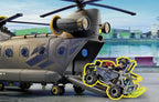 PLAYMOBIL CITY ACTION - SPECIAL FORCES TRANSPORT HELICOPTER #71149