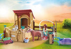 PLAYMOBIL HORSES OF WATERFALL - RIDERS WITH STALL AND PONIES #71494