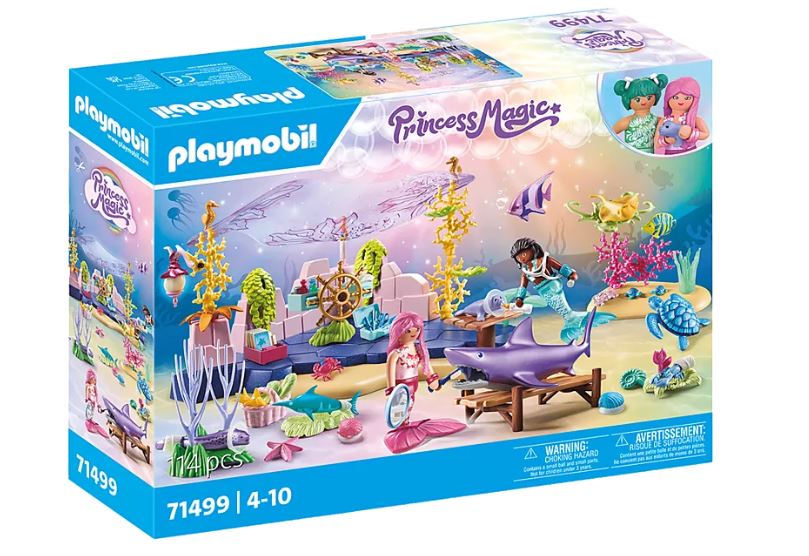 PLAYMOBIL PRINCESS MAGIC - CENTRE DE SOIN DES SIRÈNES POUR ANIMAUX MARINS #71499