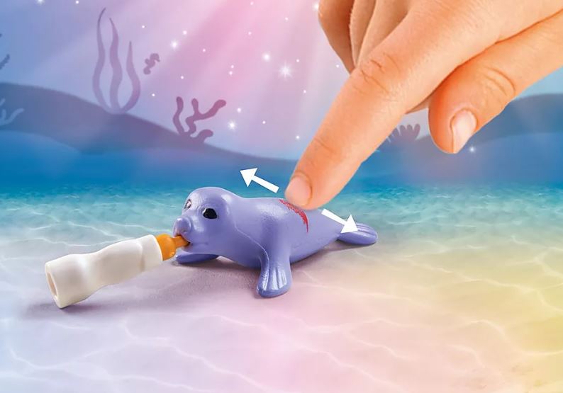 PLAYMOBIL PRINCESS MAGIC - CENTRE DE SOIN DES SIRÈNES POUR ANIMAUX MARINS #71499