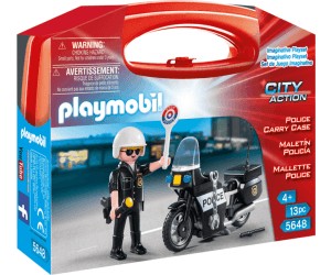 PLAYMOBIL CITY ACTION - VALISETTE TRANSPORTABLE DE POLICE #5648