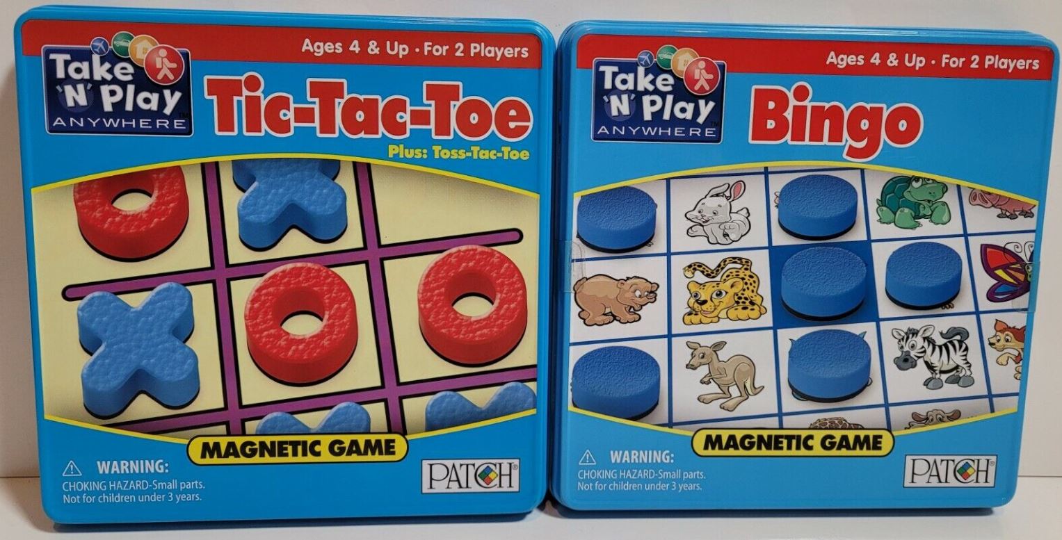 TAKE 'N PLAY - JEU BINGO OU TIC-TAC-TOE ASST