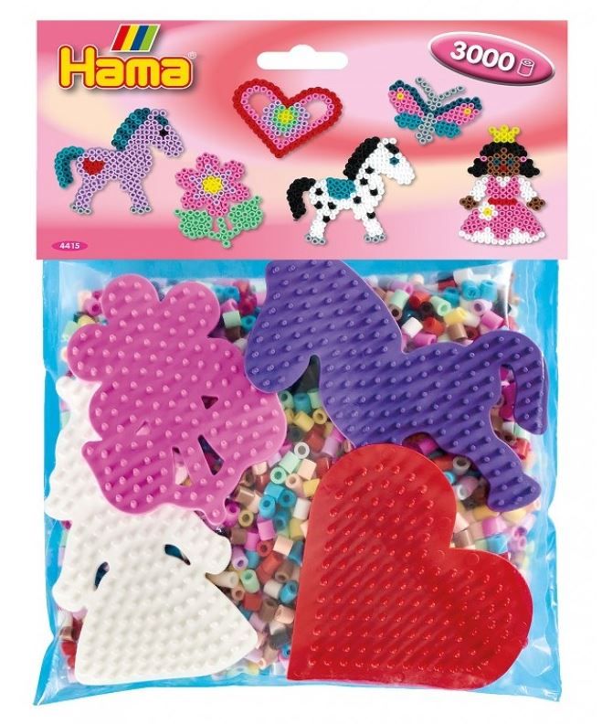 *26 HAMA ENSEMBLE "A" - PLANCHES ET PERLES