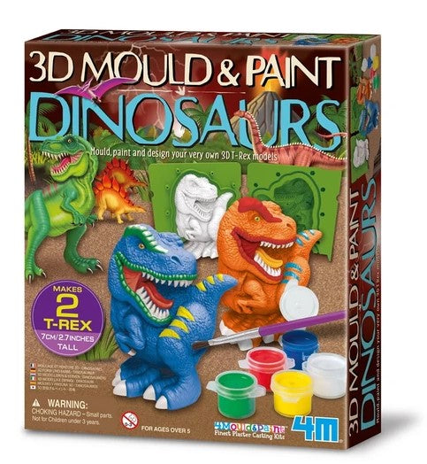 *26 MOULER ET PEINTURER - DINOSAURES 3D