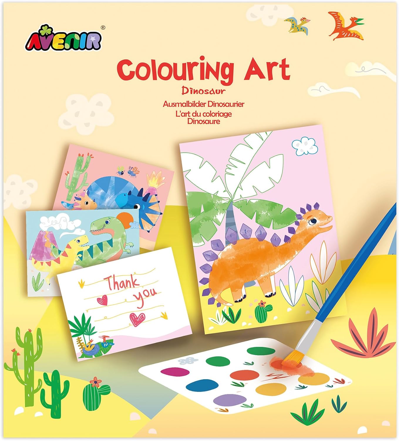 AVENIR - KIT DE BRICOLAGE DINOSAURE 4 EN 1 260 PIÈCES