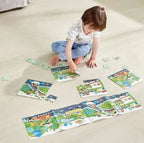 HAPE 4-IN-1 PROGRESSIVE PUZZLE - 9-12-16-20 PIECES - EMERGENCY VEHICLES #E1639