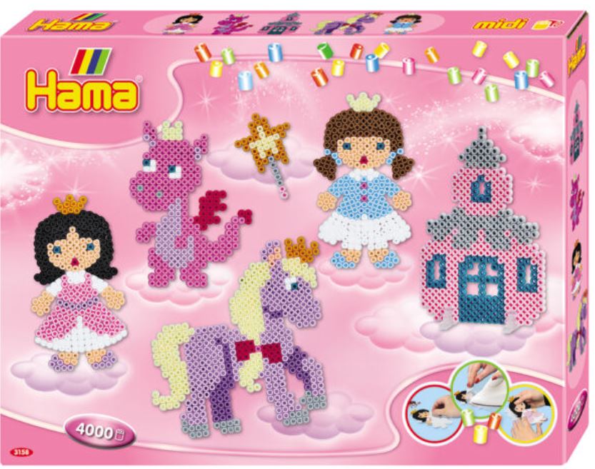 HAMA - BOÎTE DE FANTAISIE 4000 PERLES