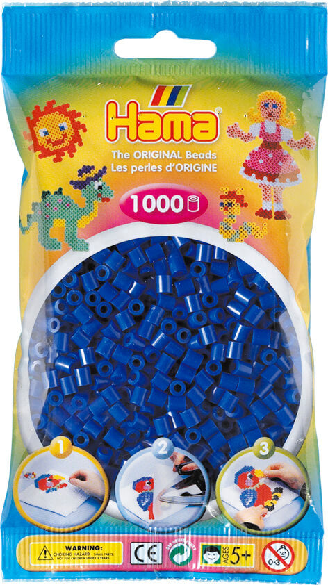 HAMA - DARK BLUE HAMA BEAD BAG