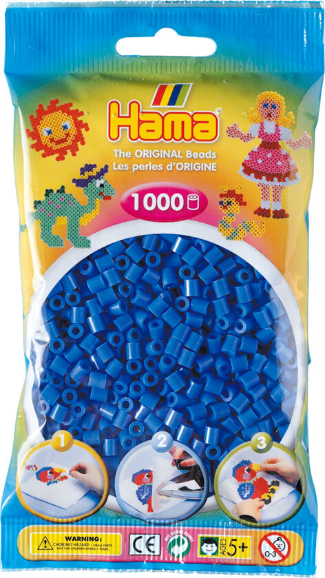 HAMA - SAC PERLES HAMA BLEU LÉGER