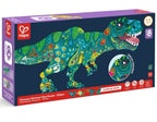 HAPE CASSE-TÊTE 202 PIÈCES DE PLANCHER - DINOSAURES (SILHOUETTE) #E1667