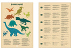 HAPE CASSE-TÊTE 202 PIÈCES DE PLANCHER - DINOSAURES (SILHOUETTE) #E1667