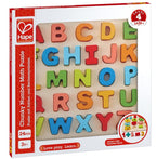 HAPE - CASSE-TÊTE EN BOIS ALPHABET 24 PIÈCES -LETTRES MAJUSCULES