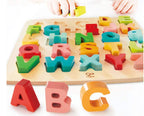 HAPE - CASSE-TÊTE EN BOIS ALPHABET 24 PIÈCES -LETTRES MAJUSCULES