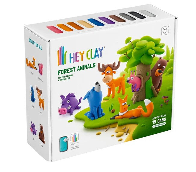 HEY CLAY - CLAY SET - FOREST ANIMALS