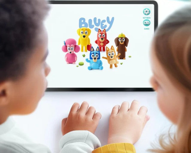 HEY CLAY - ENSEMBLE D'ARGILE - BLUEY ET SES AMIS