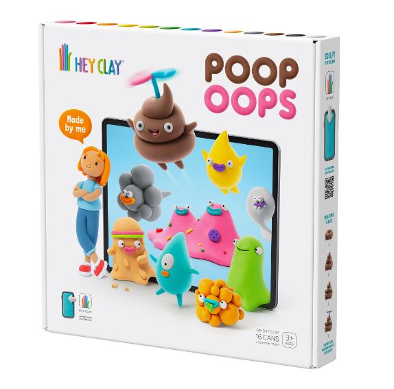 HEY CLAY - ENSEMBLE D'ARGILE - POOP OOPS