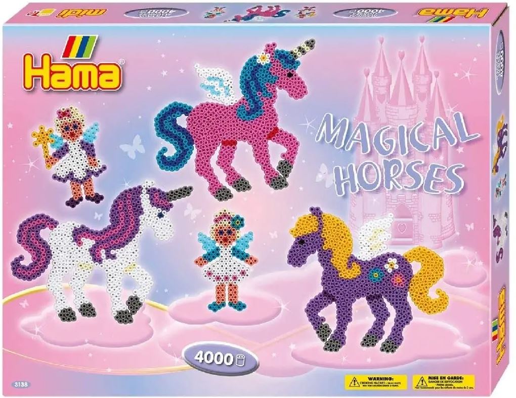 HAMA - LICORNE 4000 PERLES