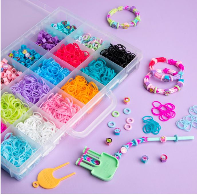 RAINBOW LOOM - DELUXE ENSEMBLE DE BRACELETS ET PERLES - BEADMOJI