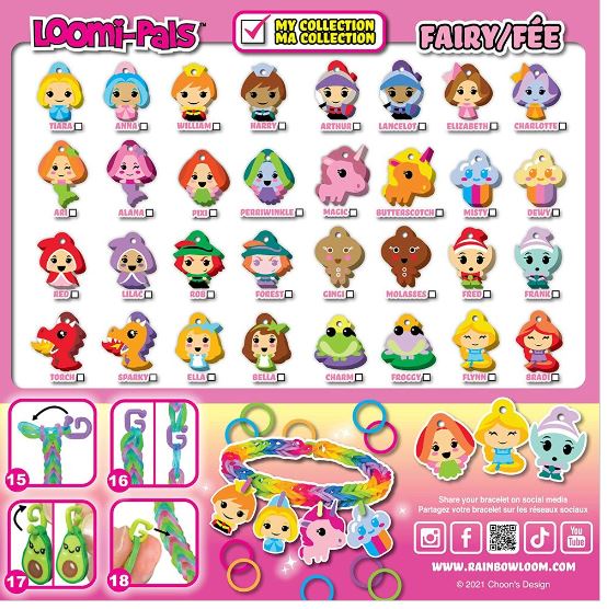 LOOMI-PALS CHARM BRACELET KIT - FAIRY