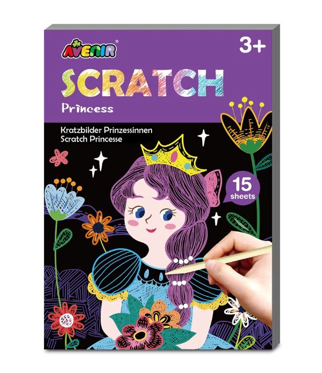 MINI LIVRE À GRATTER - PRINCESSE (SCRATCH BOOK)