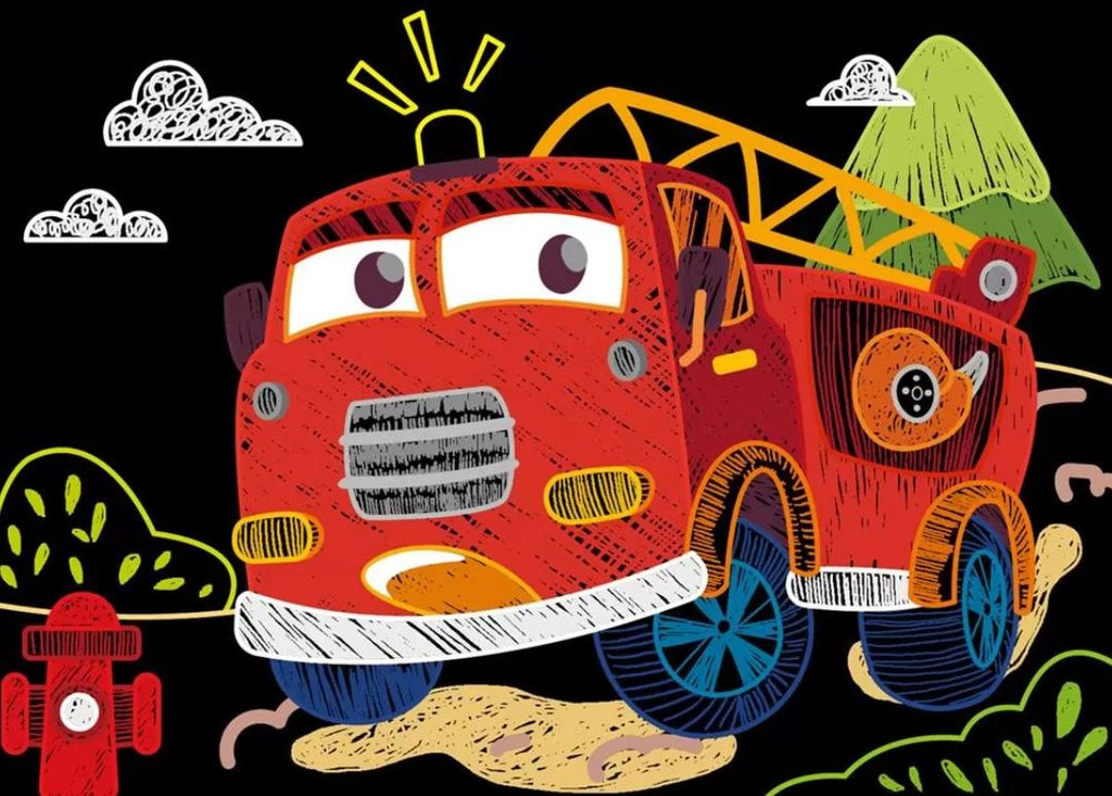 MINI SCRATCH BOOK - CARS