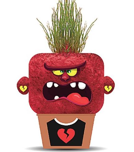 PLANTS PALS - FRIEND HEAD MONSTER (GRASS HEADS) ASST