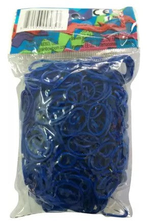 SACS D'ÉLASTIQUES À BRACELETS BLEU POUR RAINBOW LOOM