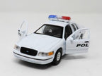 VOITURE BLANCHE FORD POLICE