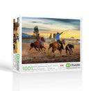 PLUS1PUZZLE CASSE-TÊTE 1001 PIÈCES - PRISE DU VEAU AU LASSO #P1P13812