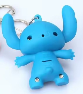 PORTE-CLÉS STITCH AVEC SON ET LUMIÈRE