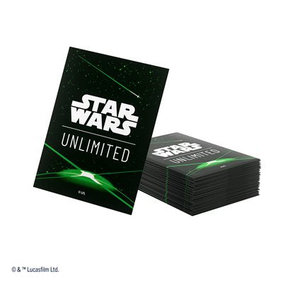 PROTÈGE-CARTES STAR WARS UNLIMITED - VERT (60CT)(SLEEVES)