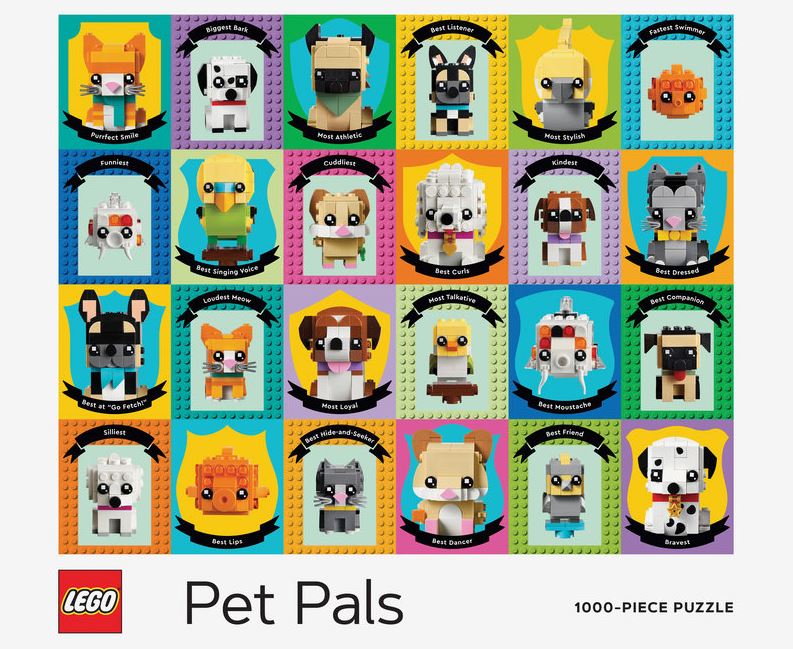 CASSE-TÊTE DE LEGO 1000 PIÈCES - PET PALS