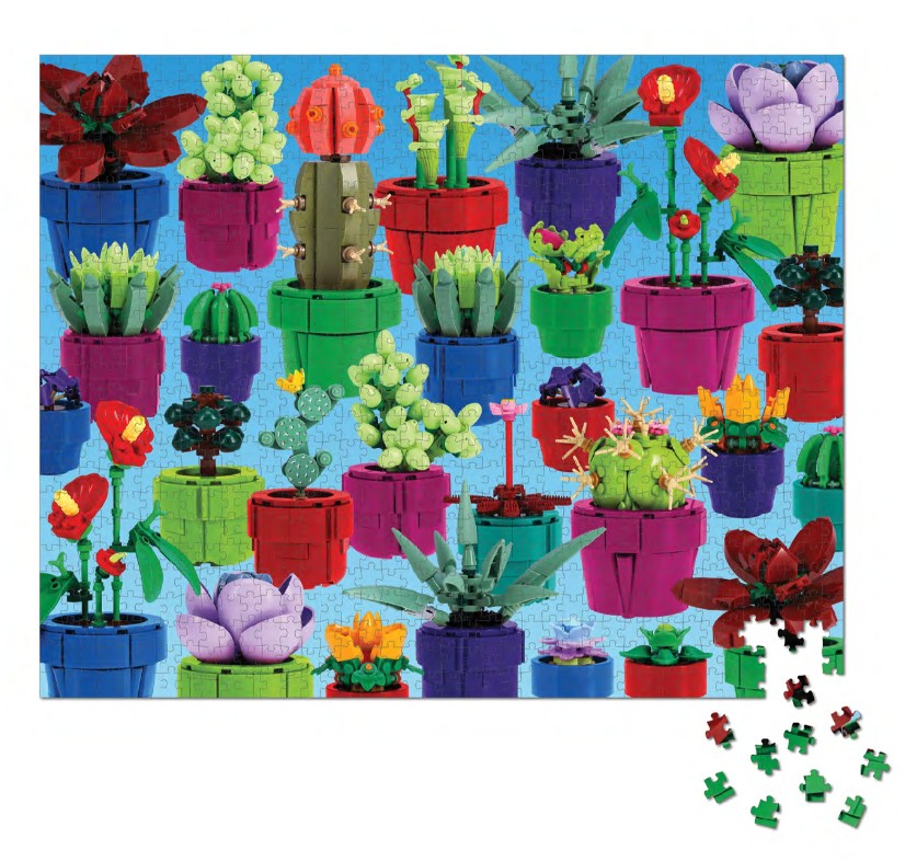 CASSE-TÊTE DE LEGO 1000 PIÈCES - PETIT JARDIN